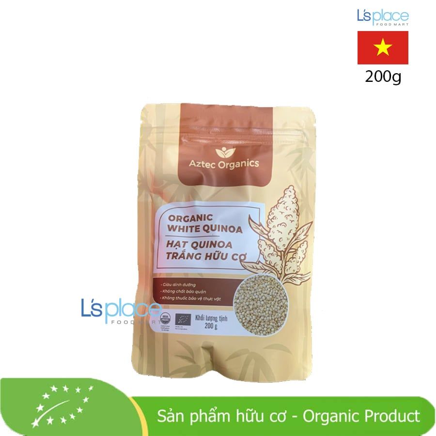 Aztec Organics Hạt diêm mạch trắng hữu cơ