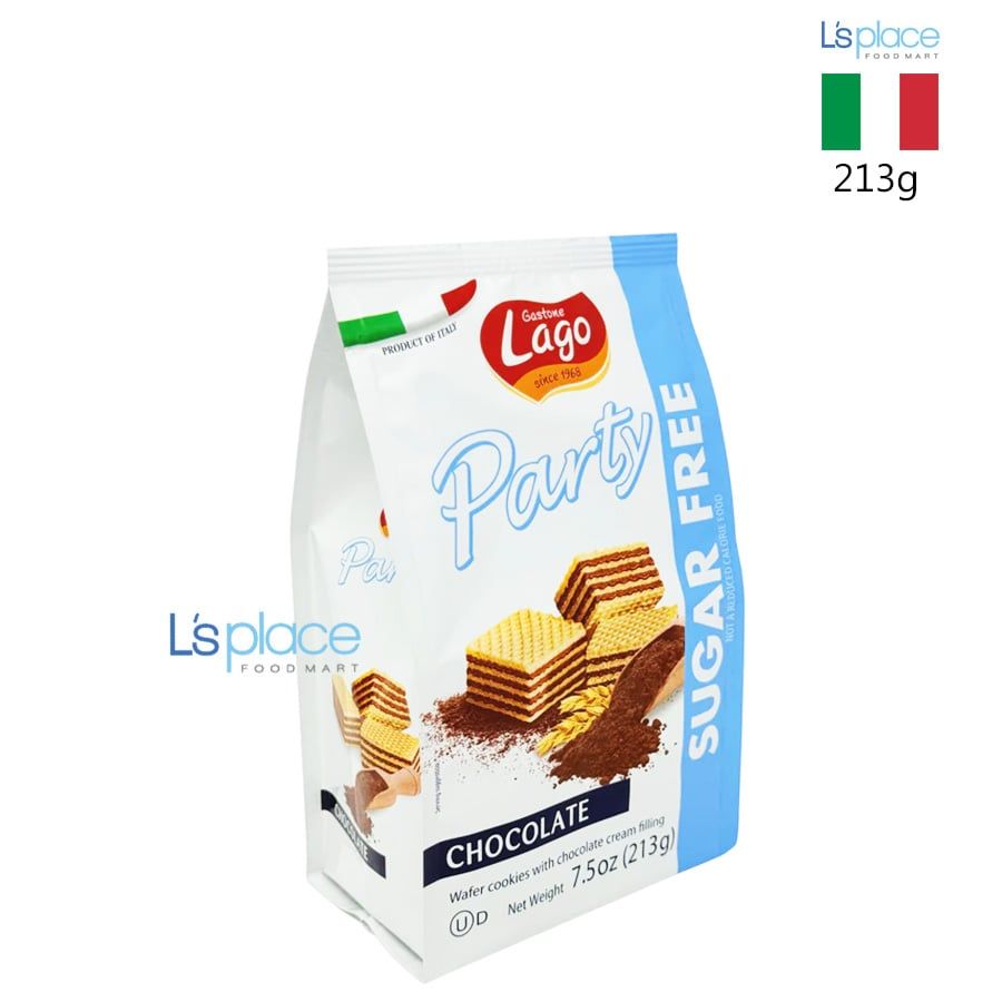 Lago Bánh xốp cacao không đường Mini Party