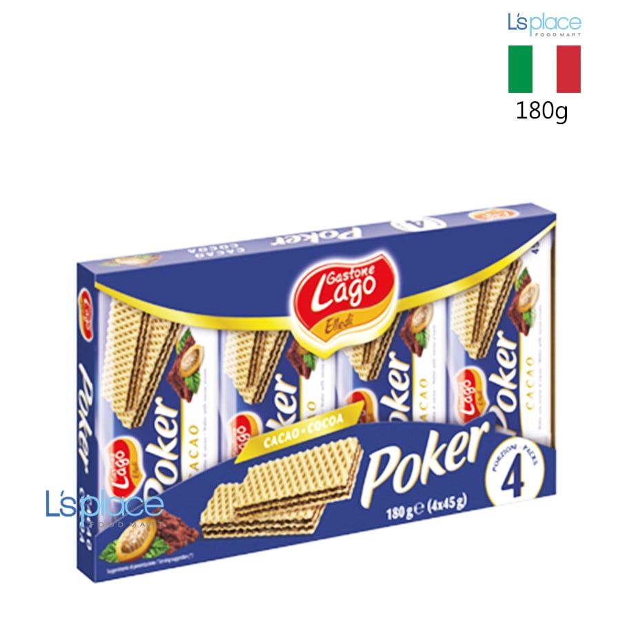 Lago Pocker Bánh xốp kem Cacao