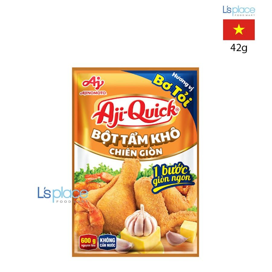 Aji-Quick Bột tẩm khô chiên giòn vị bơ tỏi