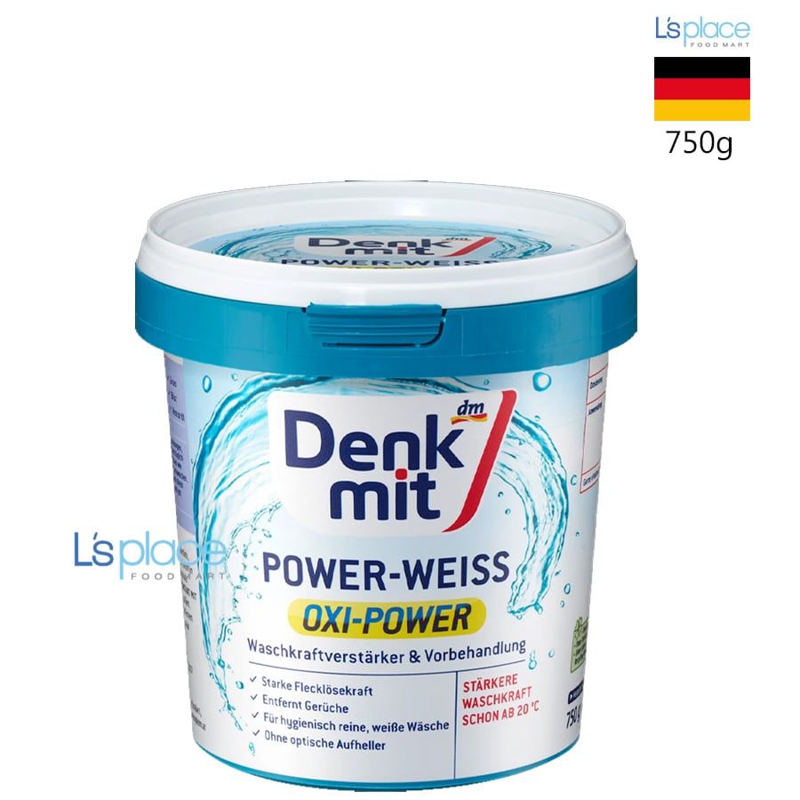 Denkmit Bột Tẩy Vết Bẩn Quần Áo Oxi Power