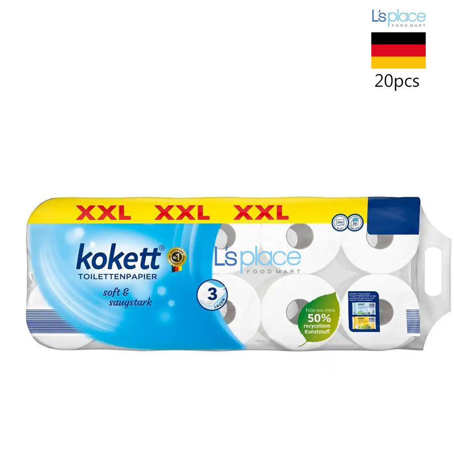 Kokett Giấy vệ sinh XXL mềm & thấm hút