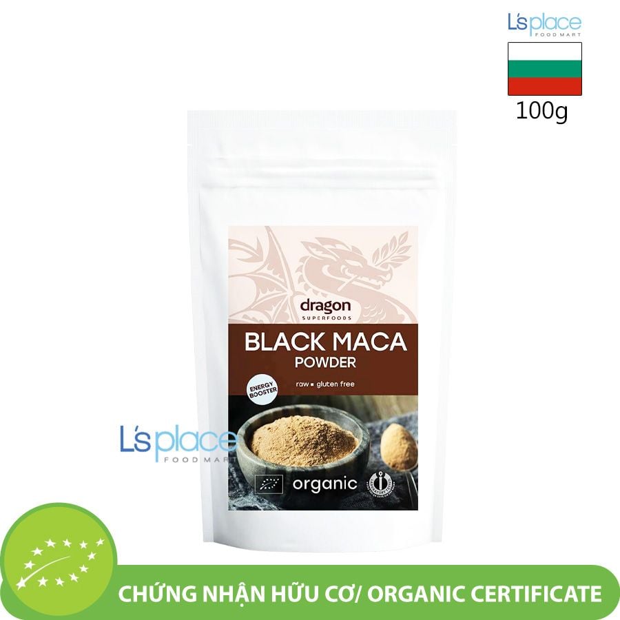 Dragon Superfoods Bột Maca đen hữu cơ
