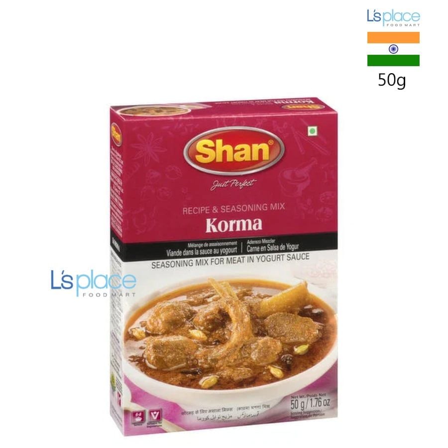 Shan Gia vị món thịt xốt sữa chua Korma