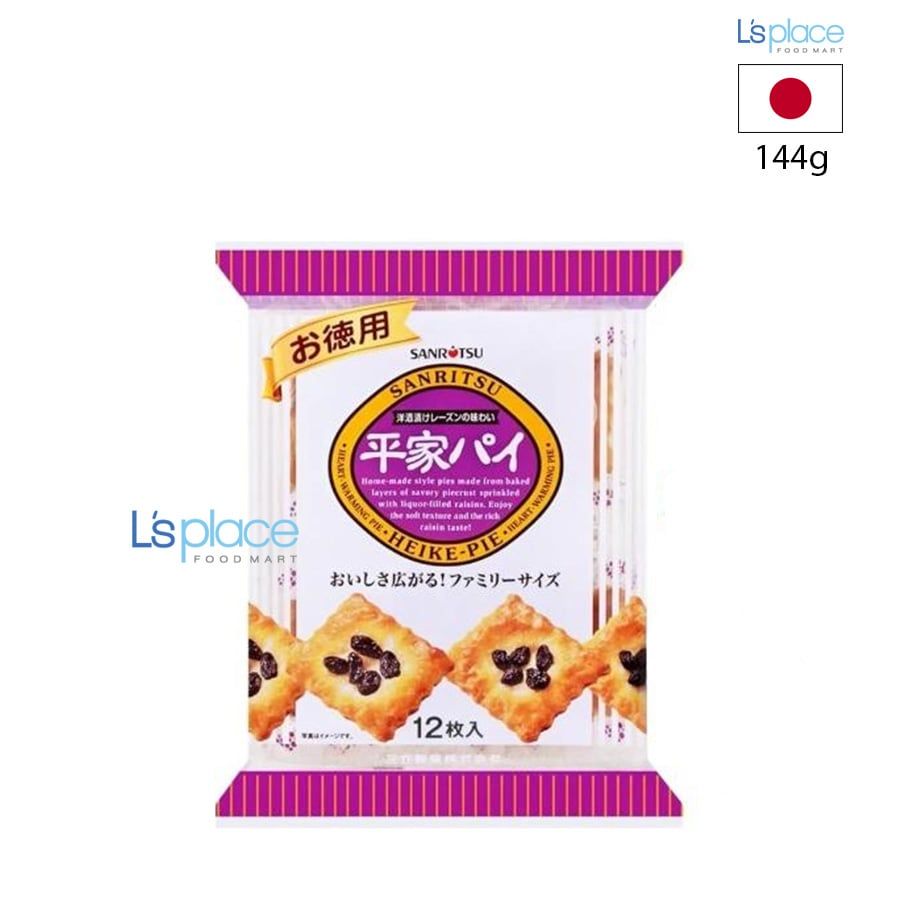 Sanritsu Bánh quy bơ nướng nho khô