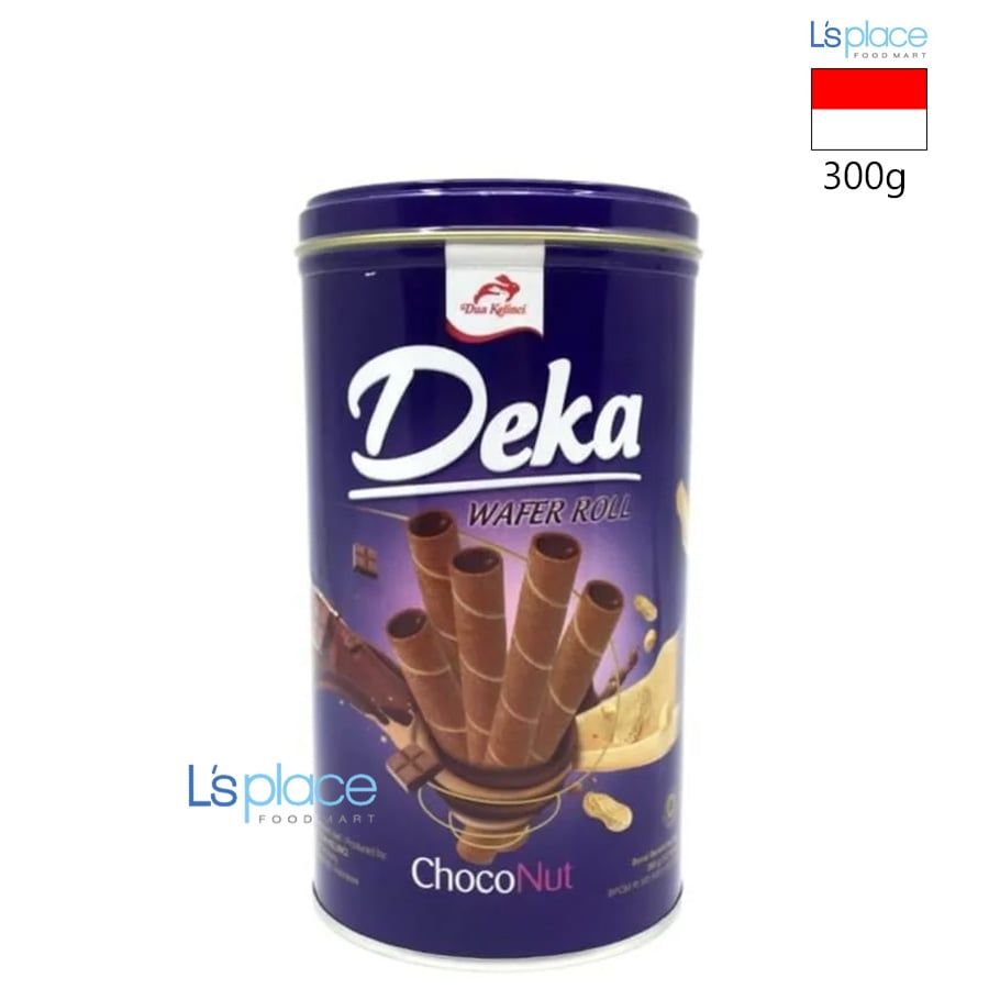 Deka Bánh xốp ống vị socola hạt khô