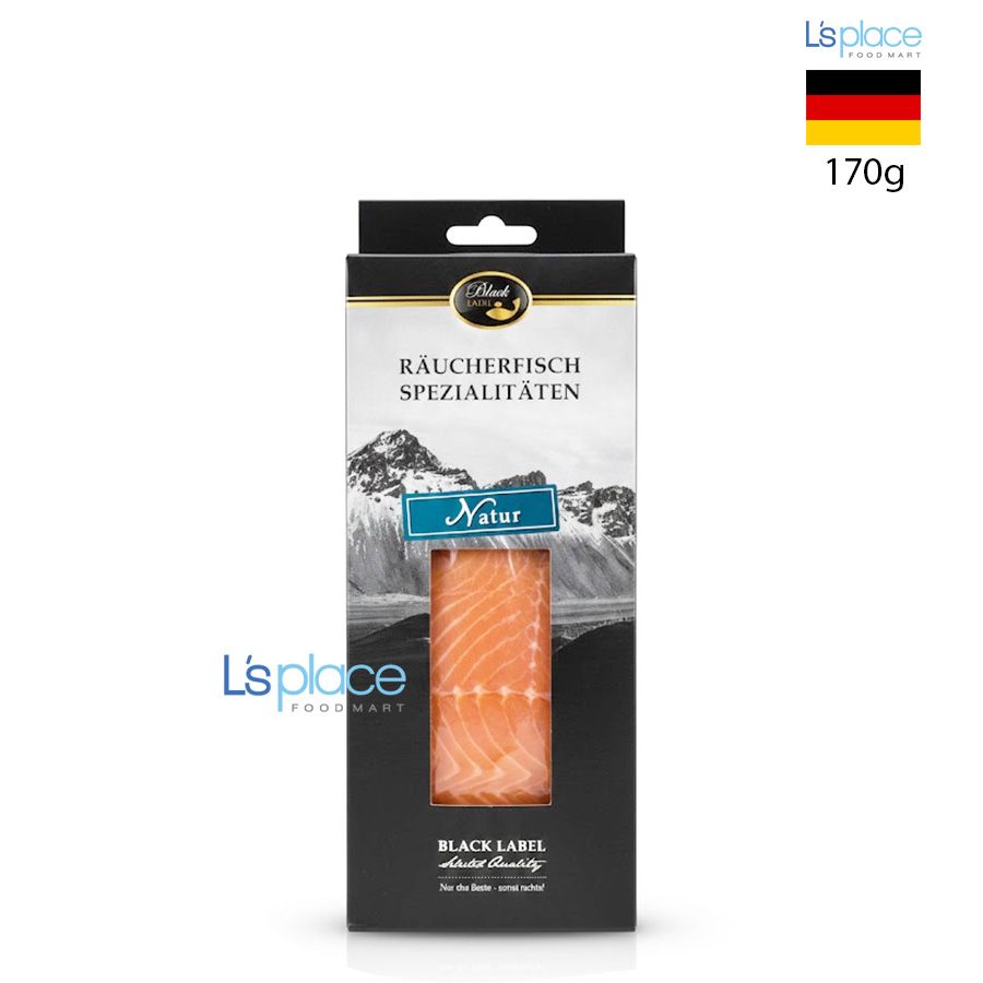 Black Label Cá hồi xông khói vị tự nhiên