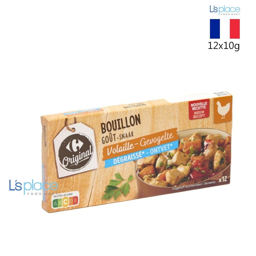 Carrefour Original Viên Nước Dùng Gà Ít Béo