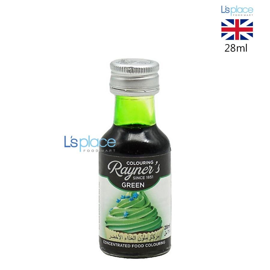 Rayner's Màu thực phẩm màu xanh lá
