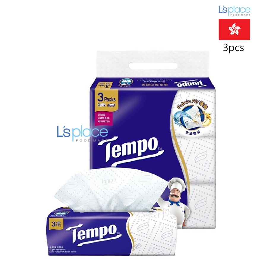 Tempo Lốc khăn giấy bếp đa năng dạng rút
