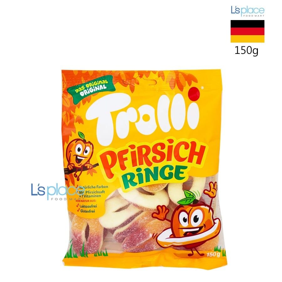 Trolli Kẹo vòng dẻo vị đào