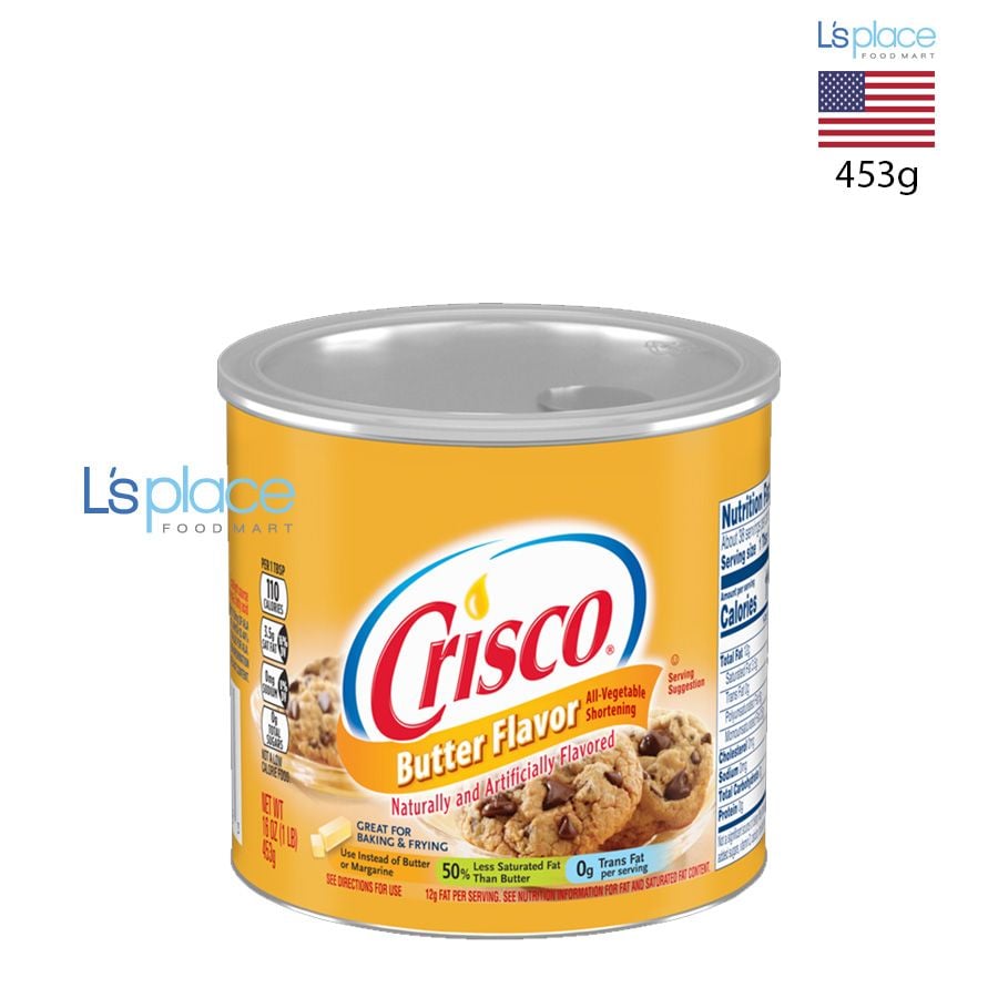 Crisco Mỡ trừu Thực vật Hương Bơ