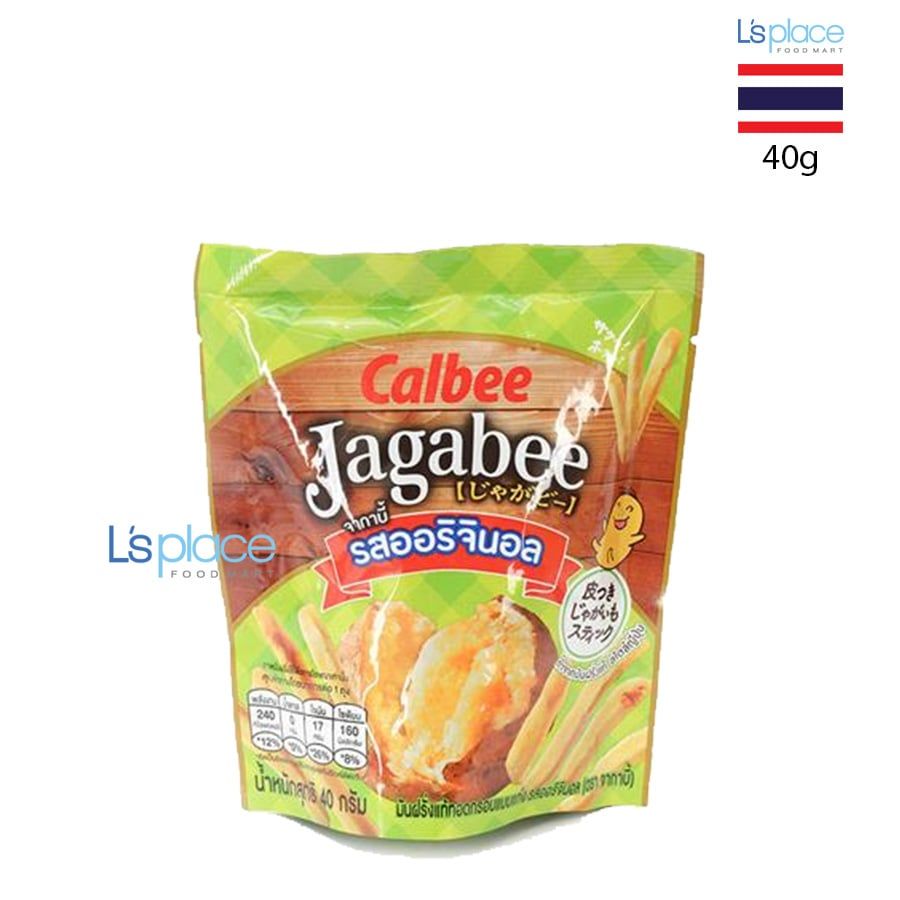 Calbee Snack khoai tây que Jagabee vị nguyên bản
