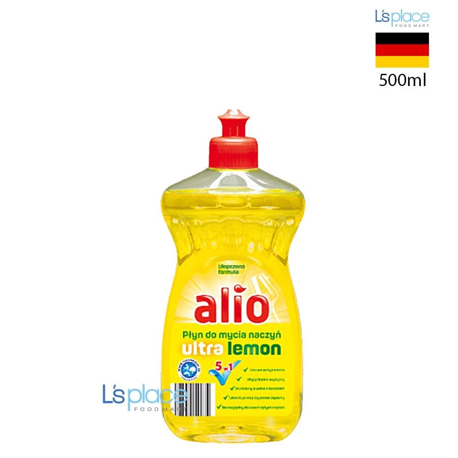 Alio Nước rửa bát Utra 5in1hương chanh