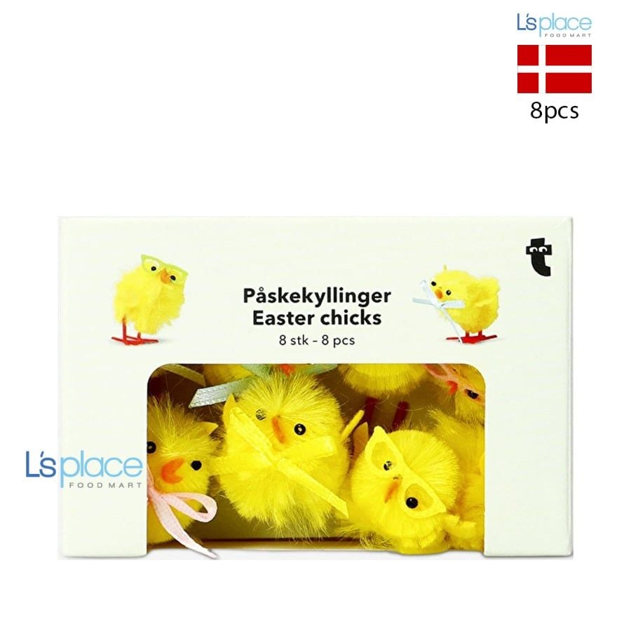 Bộ mô hình gà con trang trí lễ hội Easter chicks