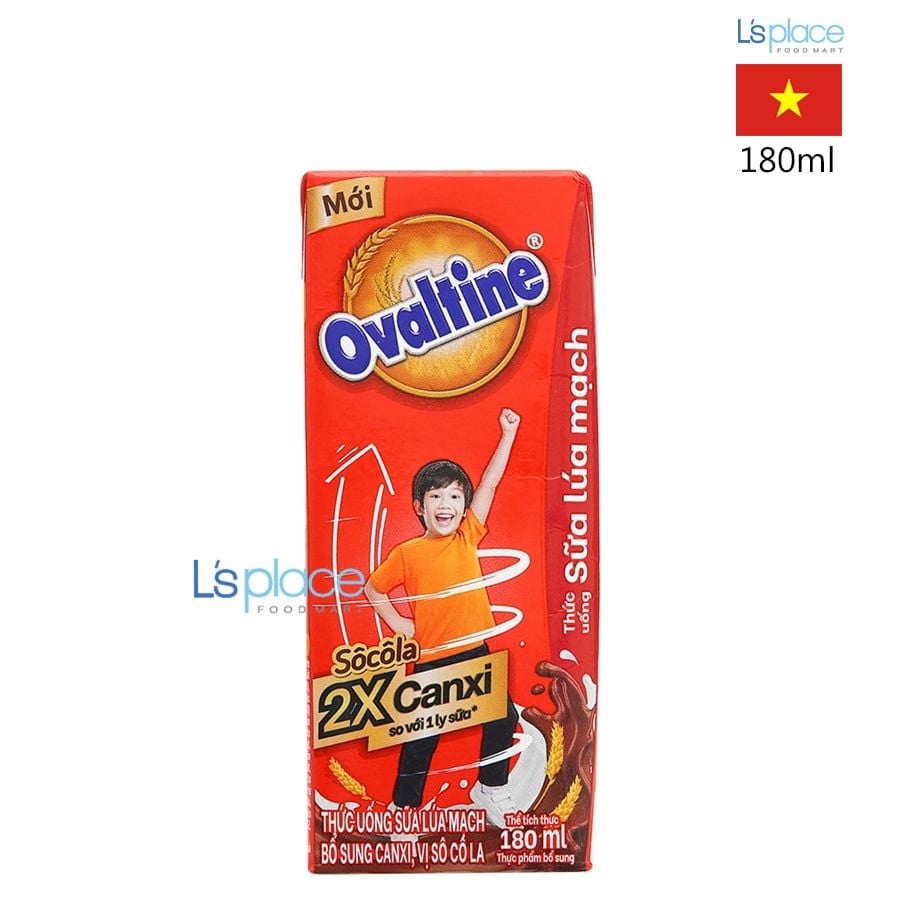 Ovaltine Sữa lúa mạch 2x canxi hộp nhỏ