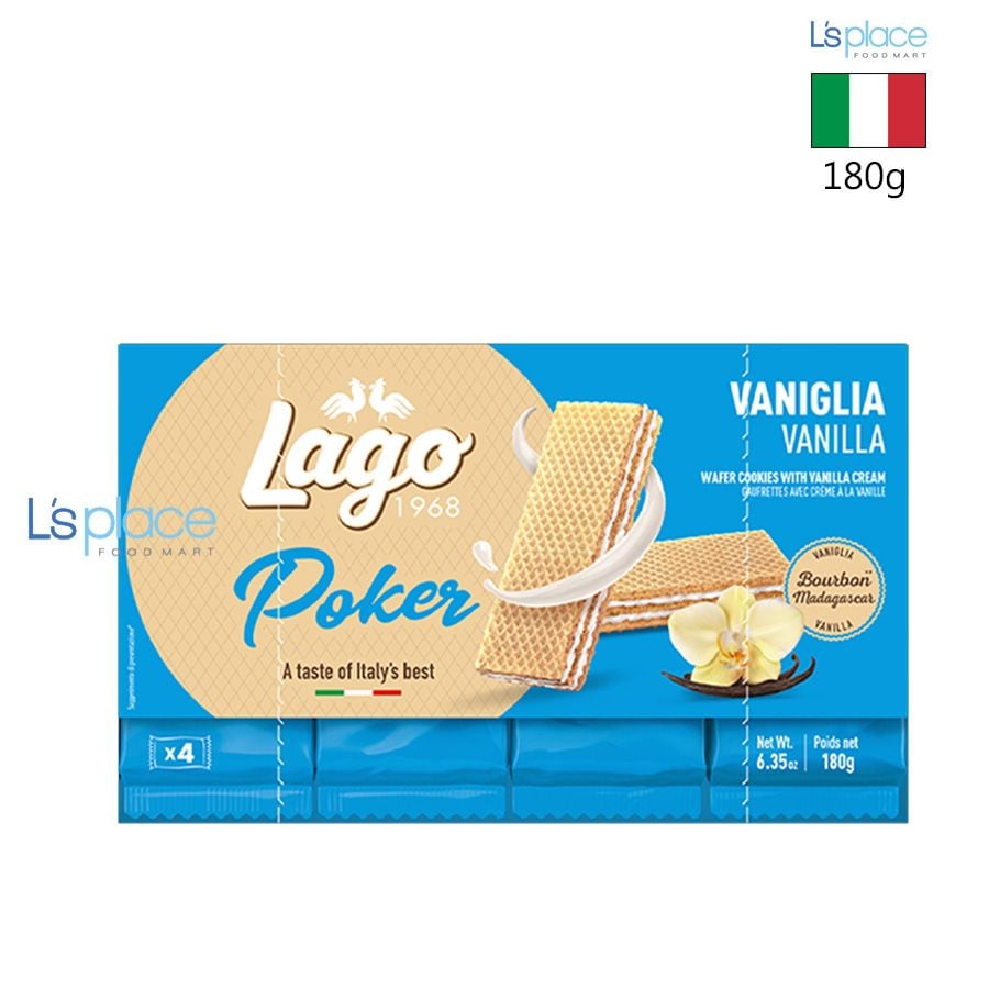Lago Pocker Bánh xốp kem vani