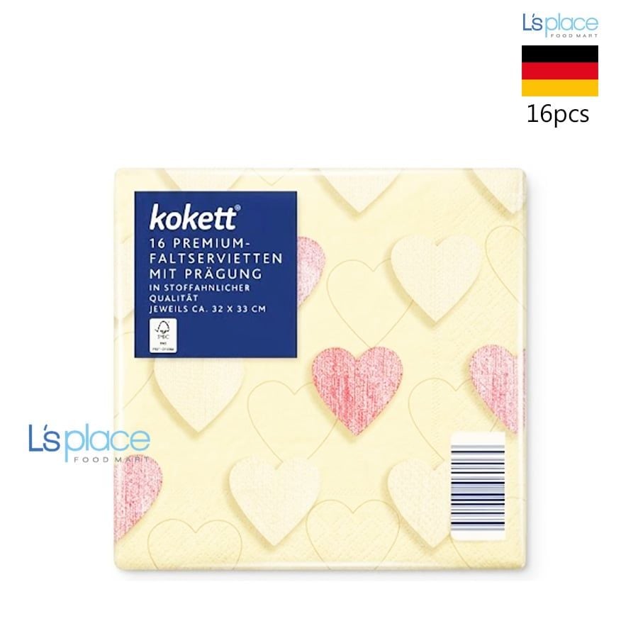 Kokett Giấy Ăn Cao Cấp 32x33cm