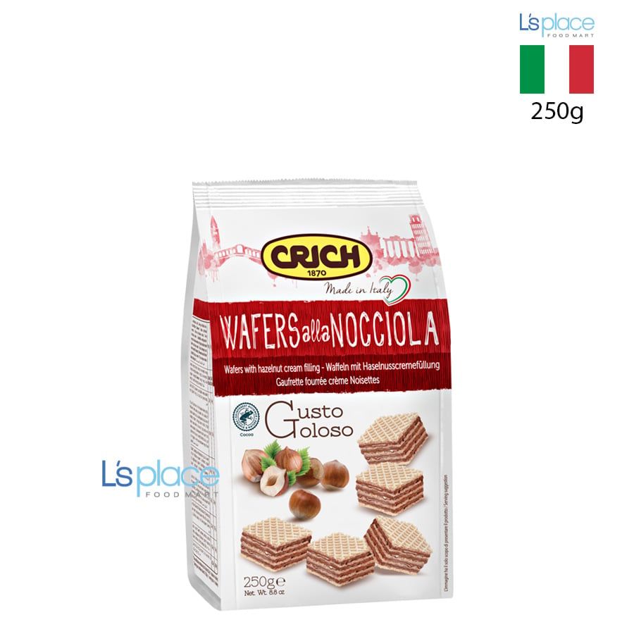 Crich Wafers Bánh xốp vị hạt phỉ