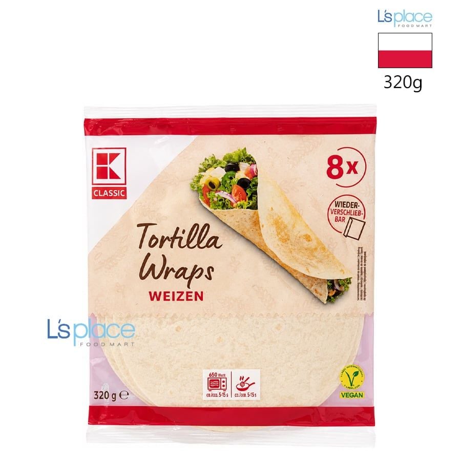 K-Classic Vỏ bánh Tortilla gói nhỏ