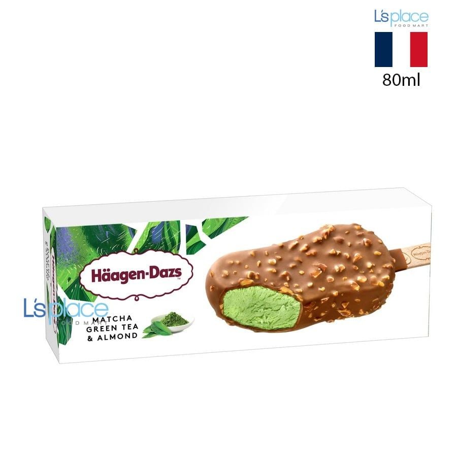Haagen-Dazs Kem que trà xanh, hạnh nhân