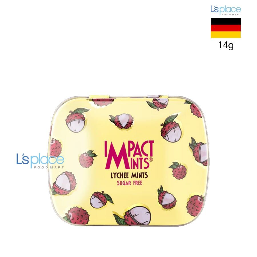 Impact Kẹo ngậm không đường Vải Bạc hà