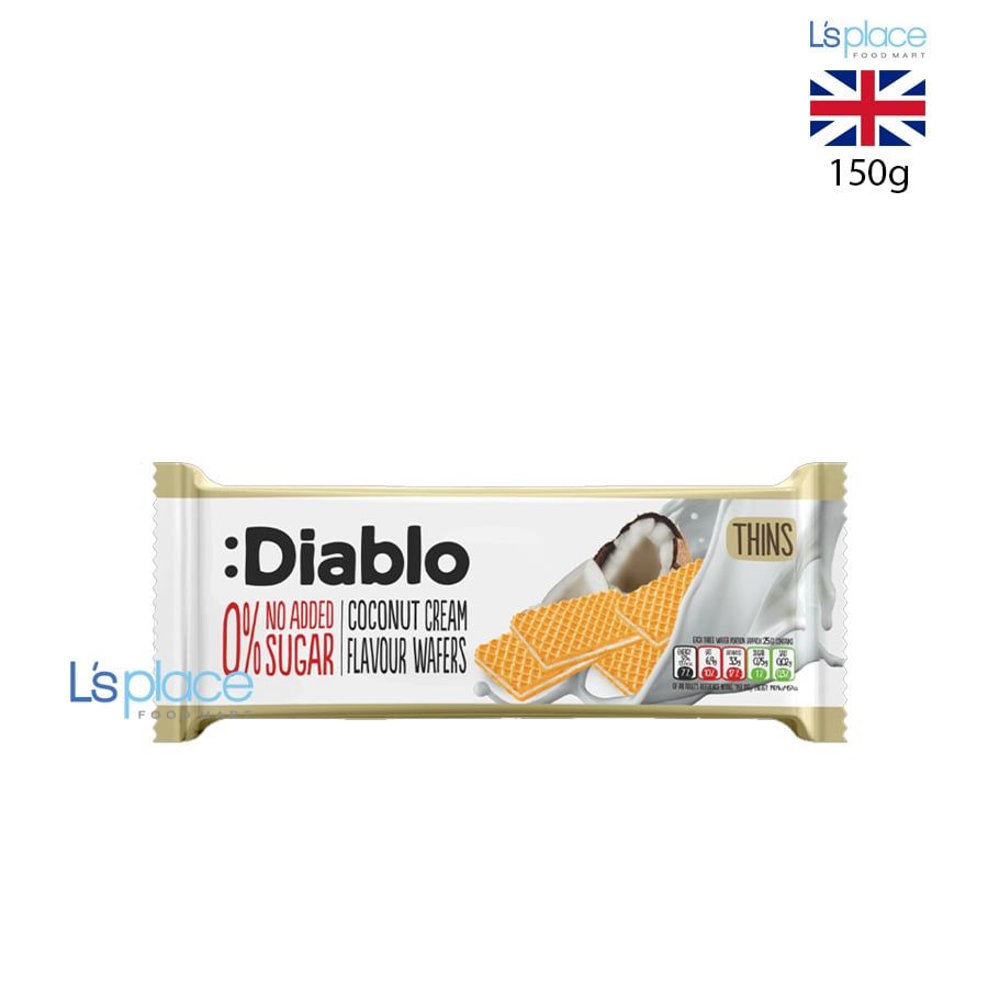 Diablo Bánh xốp không thêm đường nhân kem dừa