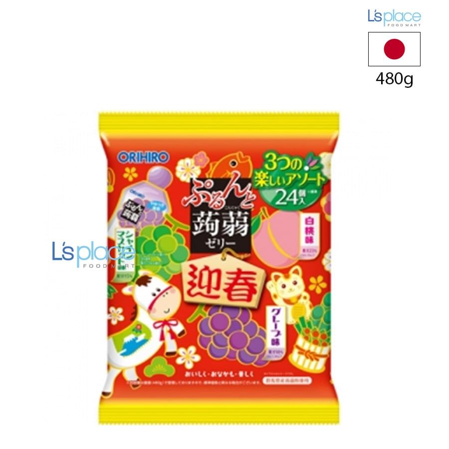 Orihiro Thạch trái cây tổng hợp (Phiên bản Tết)