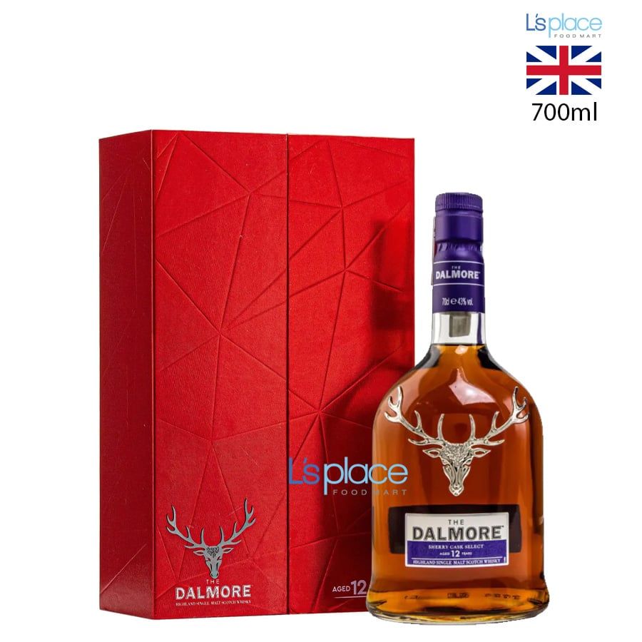 The Dalmore Hộp quà rượu whisky 12 năm Sherry Cask