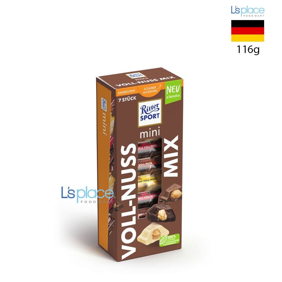 Ritter Sport Socola mini hạt tổng hợp