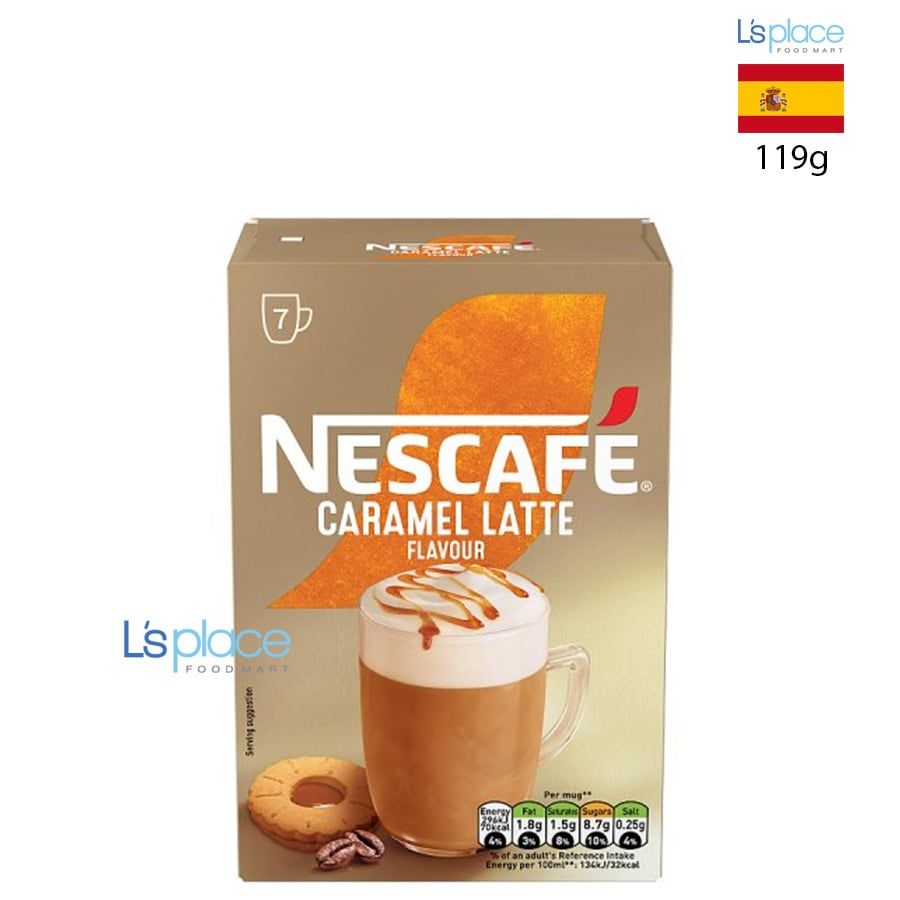 Nescafe Cà phê hòa tan vị Latte caramen