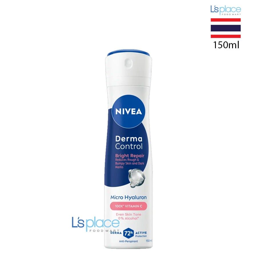 Nivea Derma Control Xịt ngăn mùi Bright Repair
