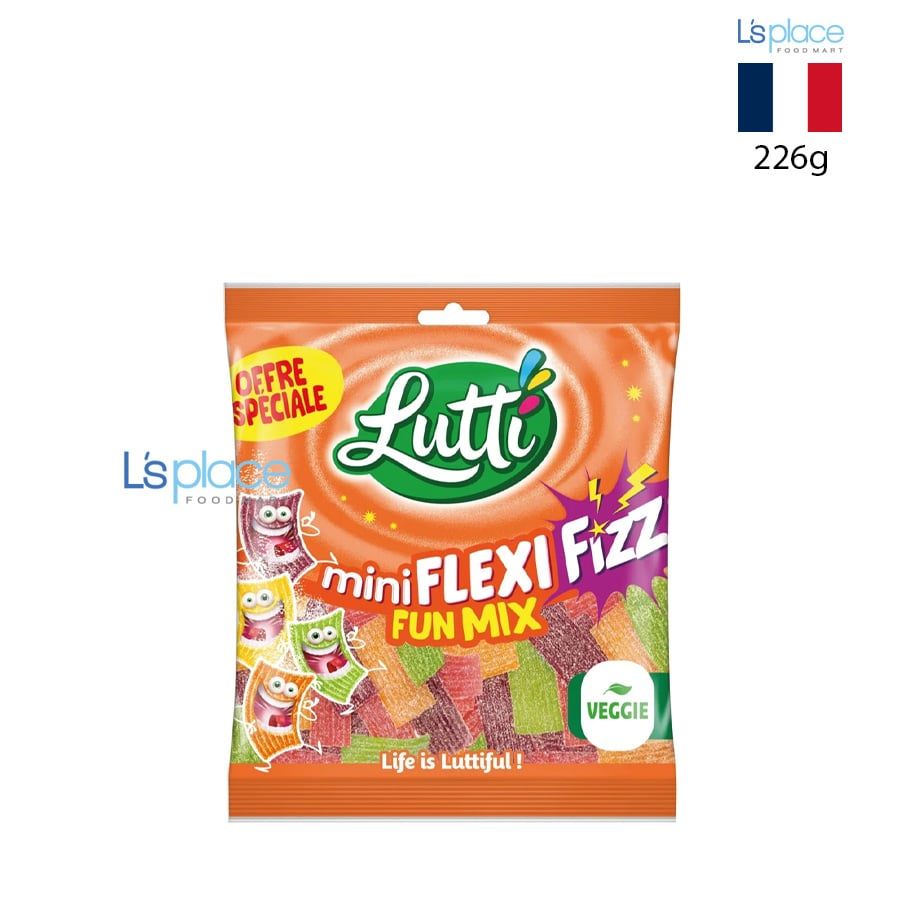 Lutti Kẹo dẻo Flexi Fizz Fun Mix