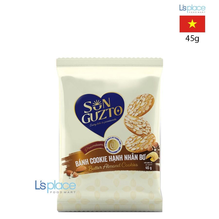 Son Guzto Bánh quy bơ Hạnh Nhân