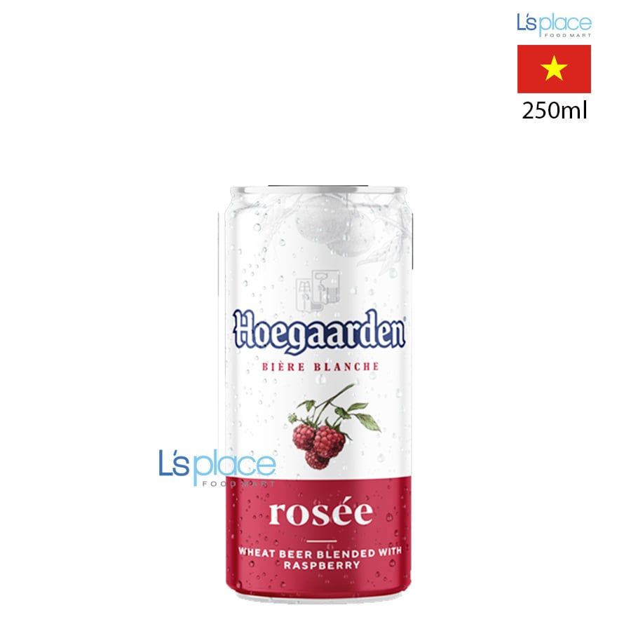 Hoegaarden Bia lon Rosee hương mâm xôi