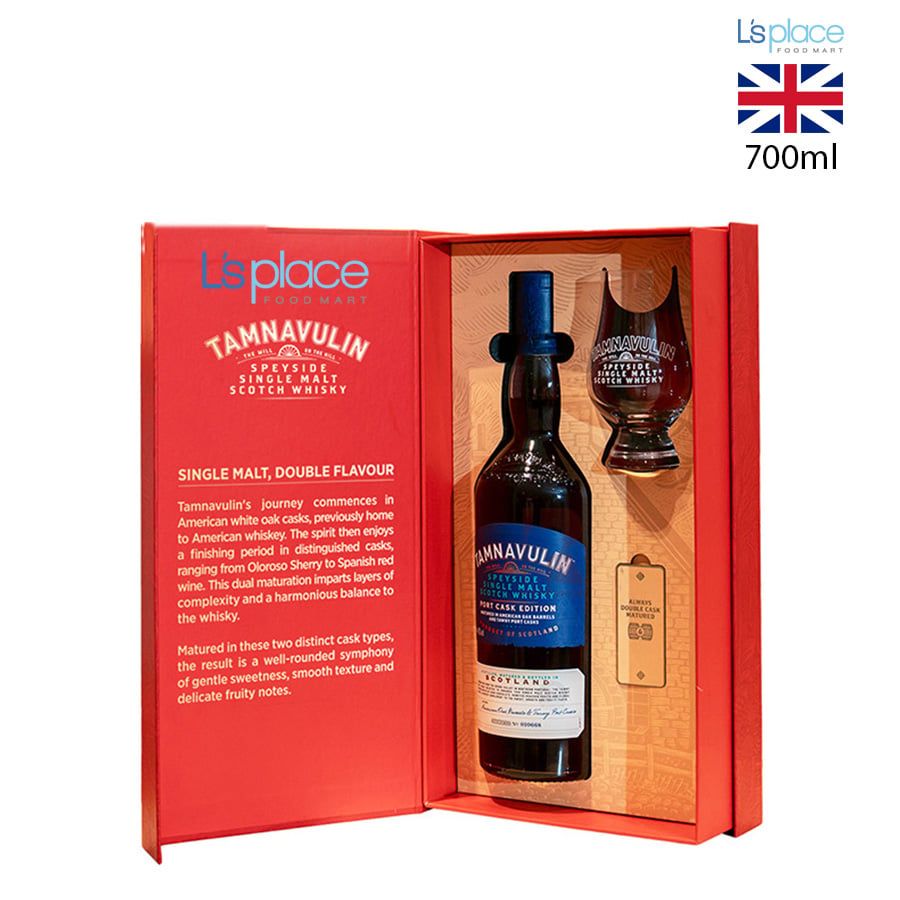 Tamnavulin Hộp quà rượu whisky Port Cask Edition