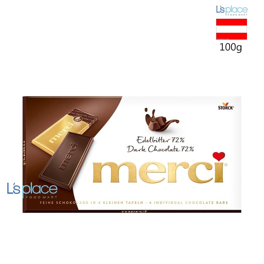 Merci Thanh socola đen 72%