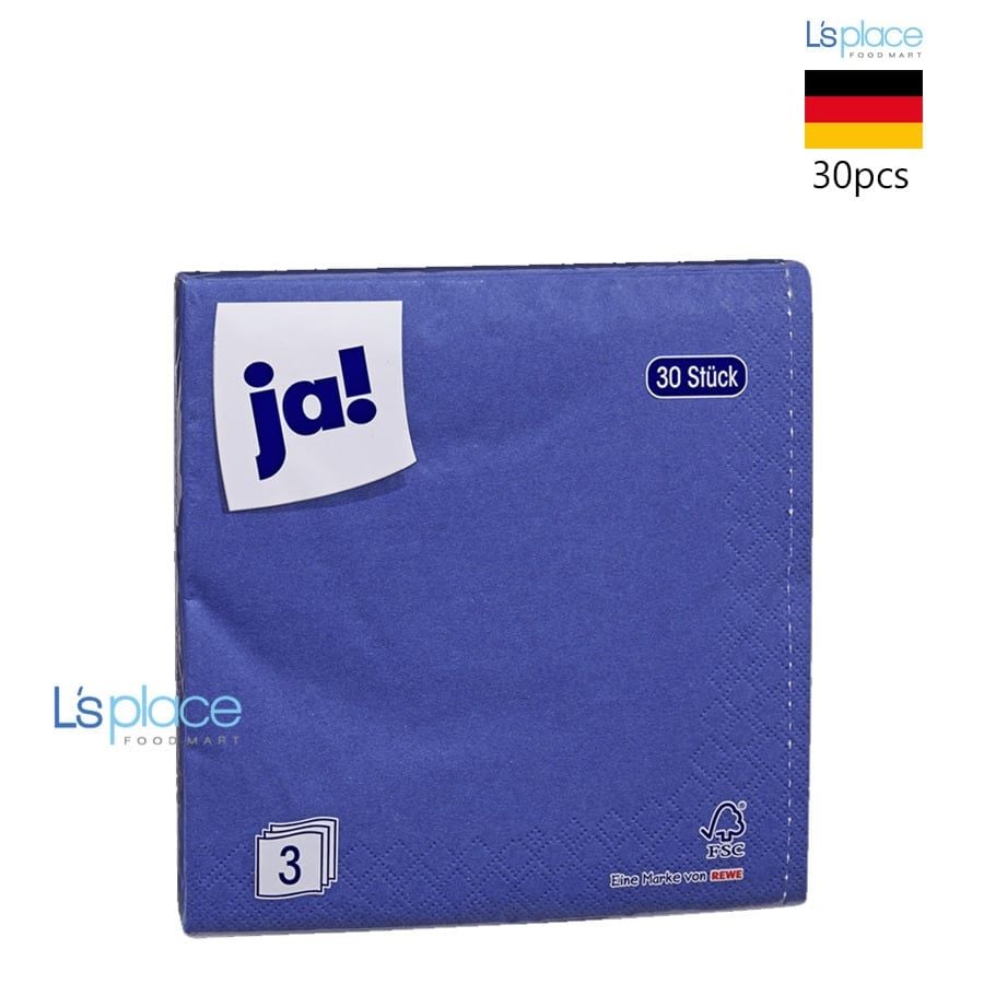 Ja Giấy vuông 30 cỡ 33cm xanh dương