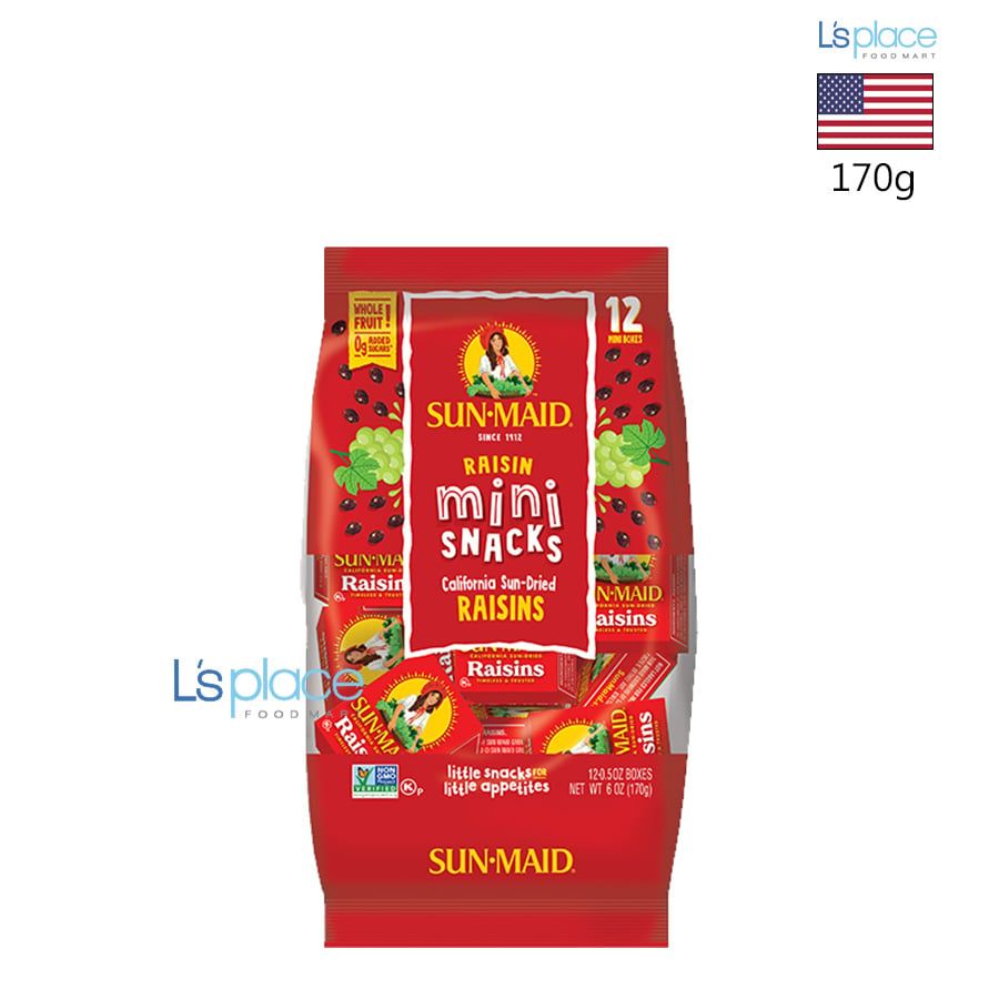 Sun Maid Lốc nho khô Mini Snacks