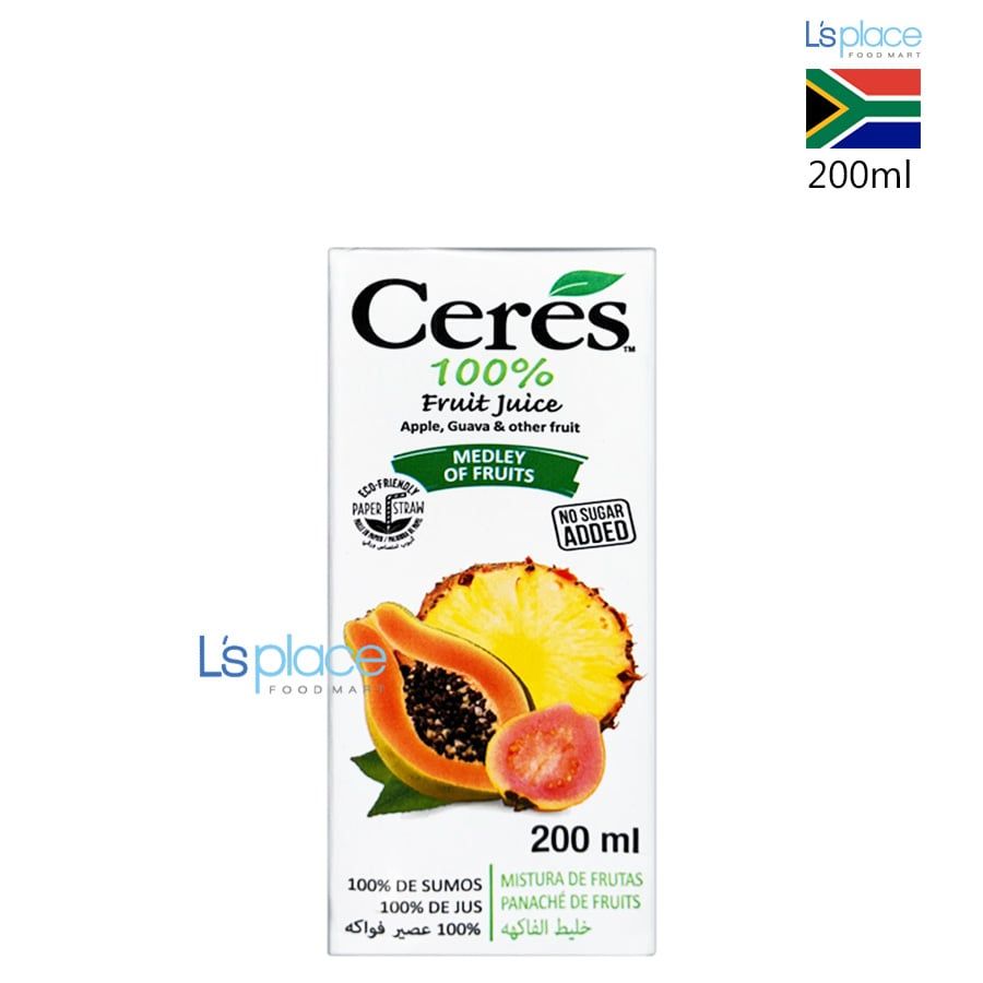Ceres Nước ép trái cây hỗn hợp Medley of Fruits hộp nhỏ