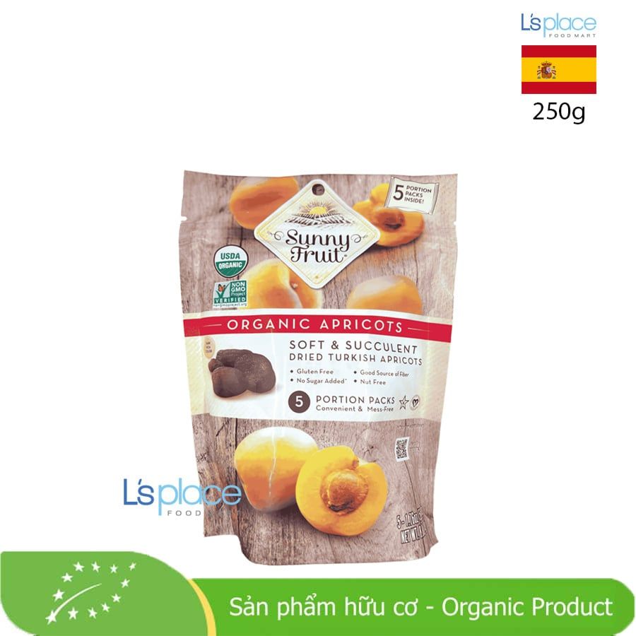 Sunny Fruit Mơ khô hữu cơ bổ sung Prebiotic