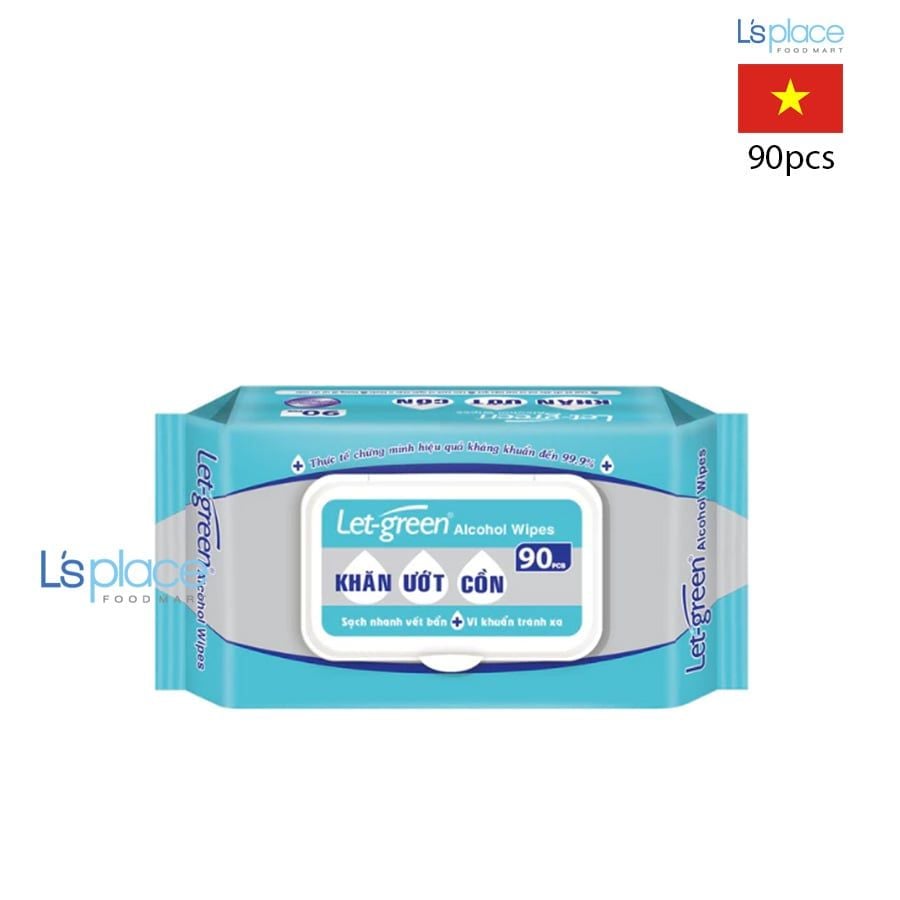 Let-Green Khăn ướt cồn