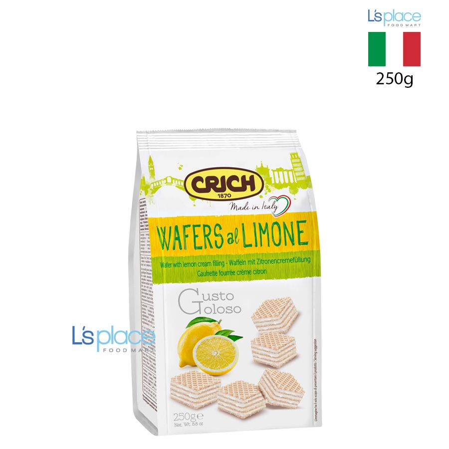 Crich Wafers Bánh xốp vị chanh vàng