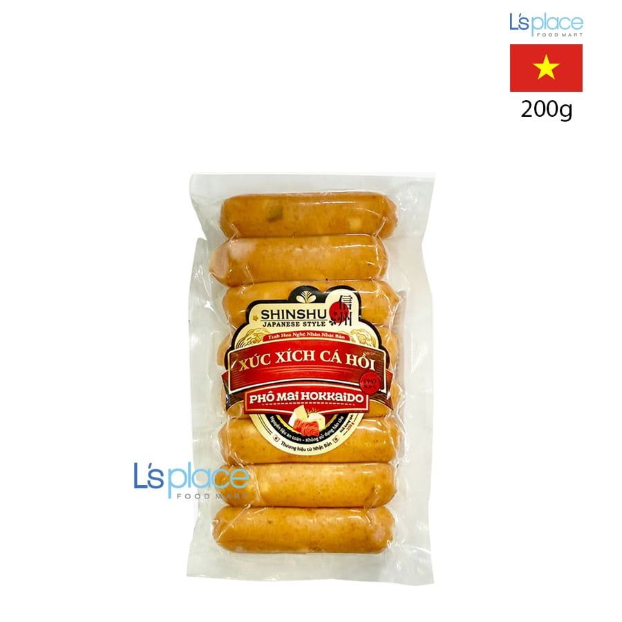 Shinshu Xúc xích cá hồi phomai Hokkaido