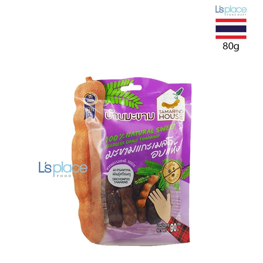 Tamarind House Me ngọt sấy khô không hạt gói nhỏ