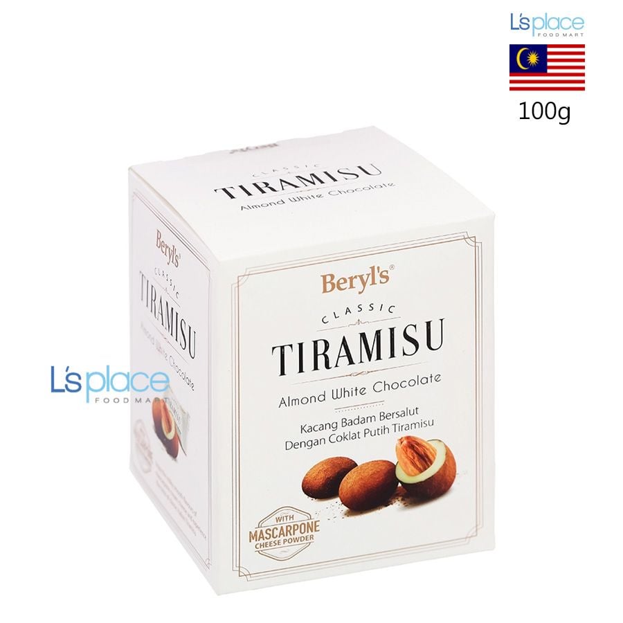 Beryl's Tiramisu Socola Trắng Hạnh Nhân