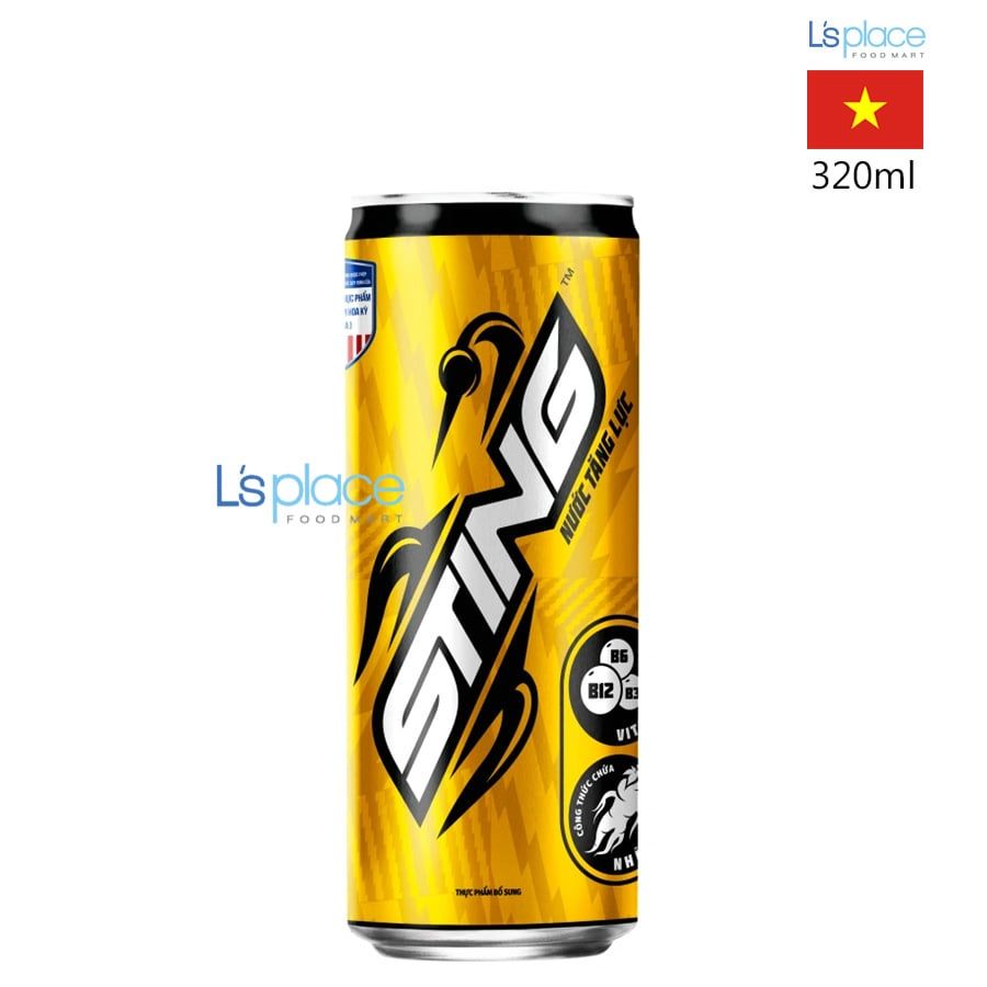 Sting Nước Tăng Lực Nhân Sâm Gold Pro Lon