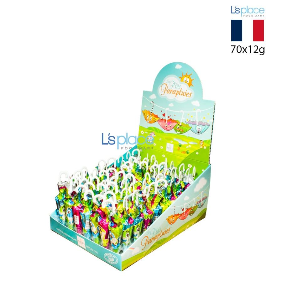 Abtey Kẹo socola hình chiếc ô Les P'tits Parapluies mẫu 2