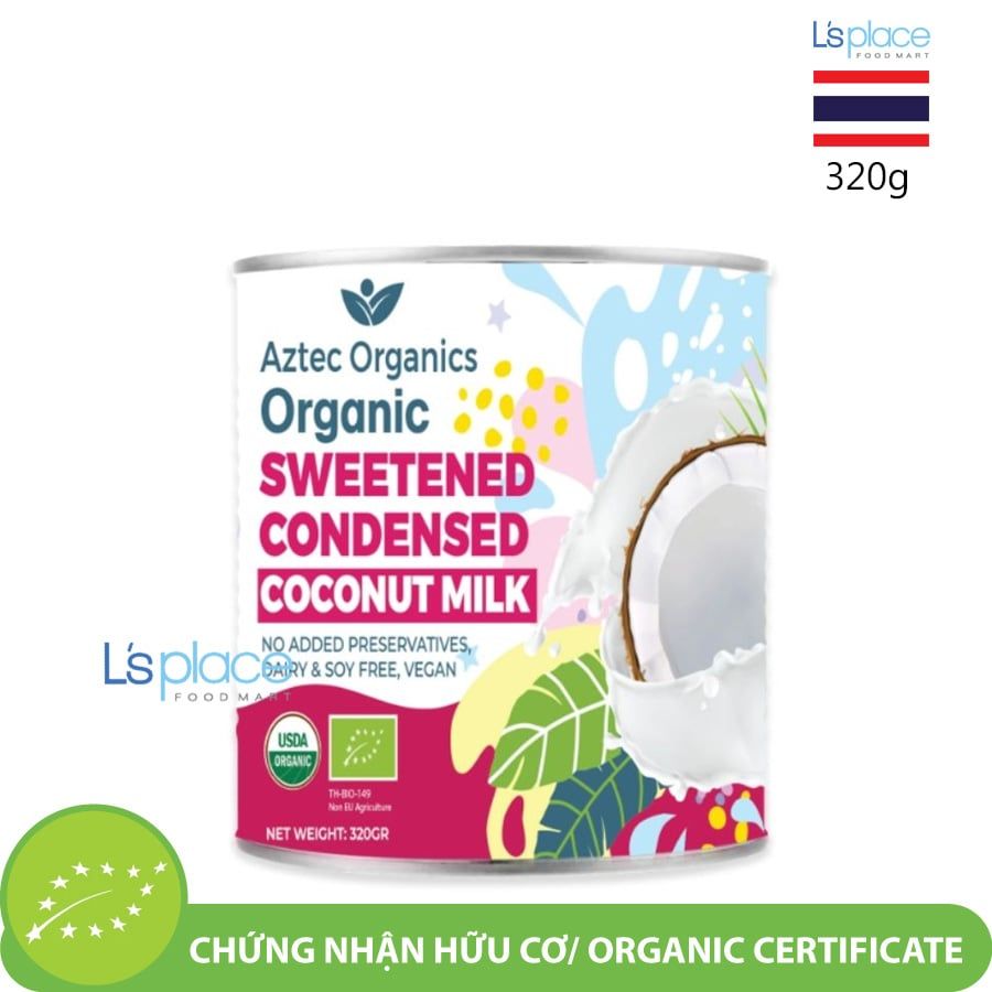 Aztec Organics Sữa Dừa Đặc Hữu Cơ