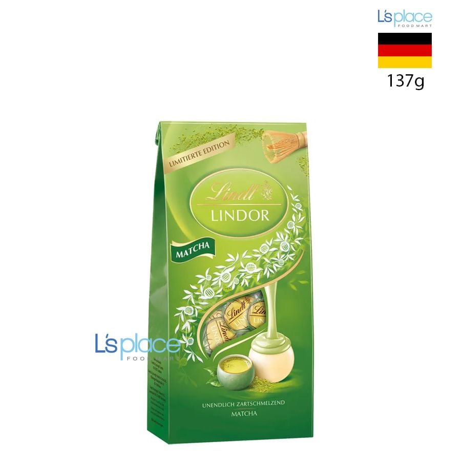 Lindt Socola trắng Lindor vị Matcha